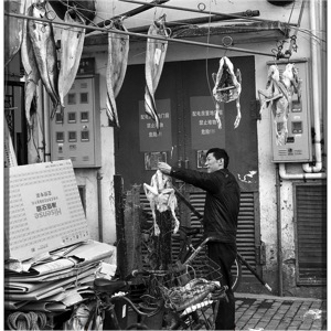 Préparation du nouvel an chinois à Shanghai