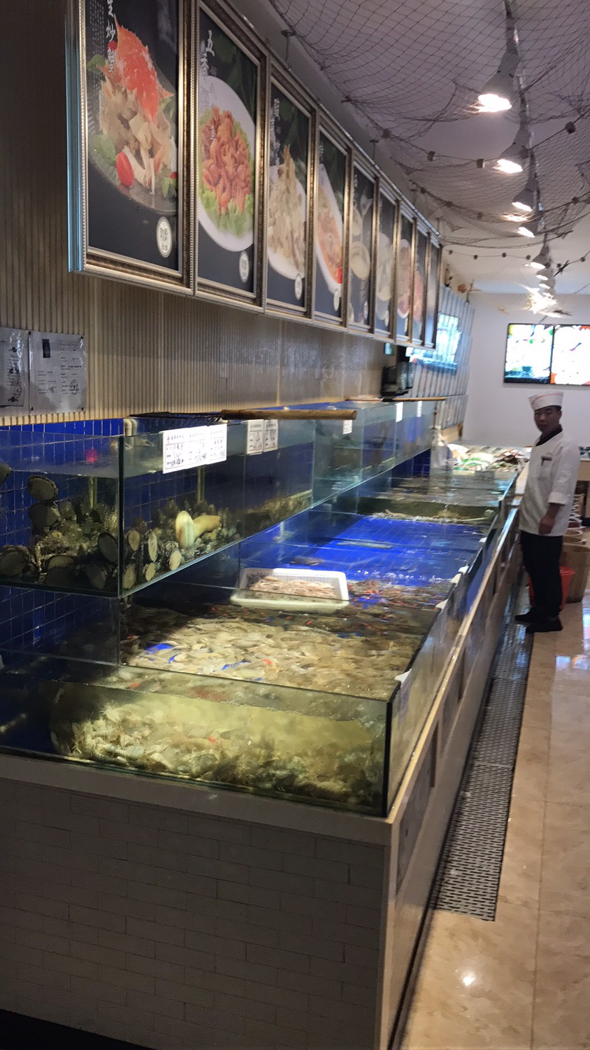 Fruits de mer à Huludao (Chine)