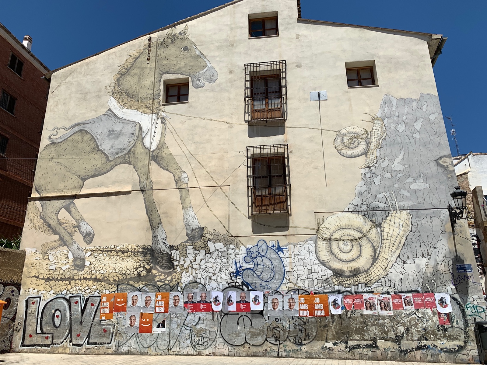 Street art in Valencia, Spain